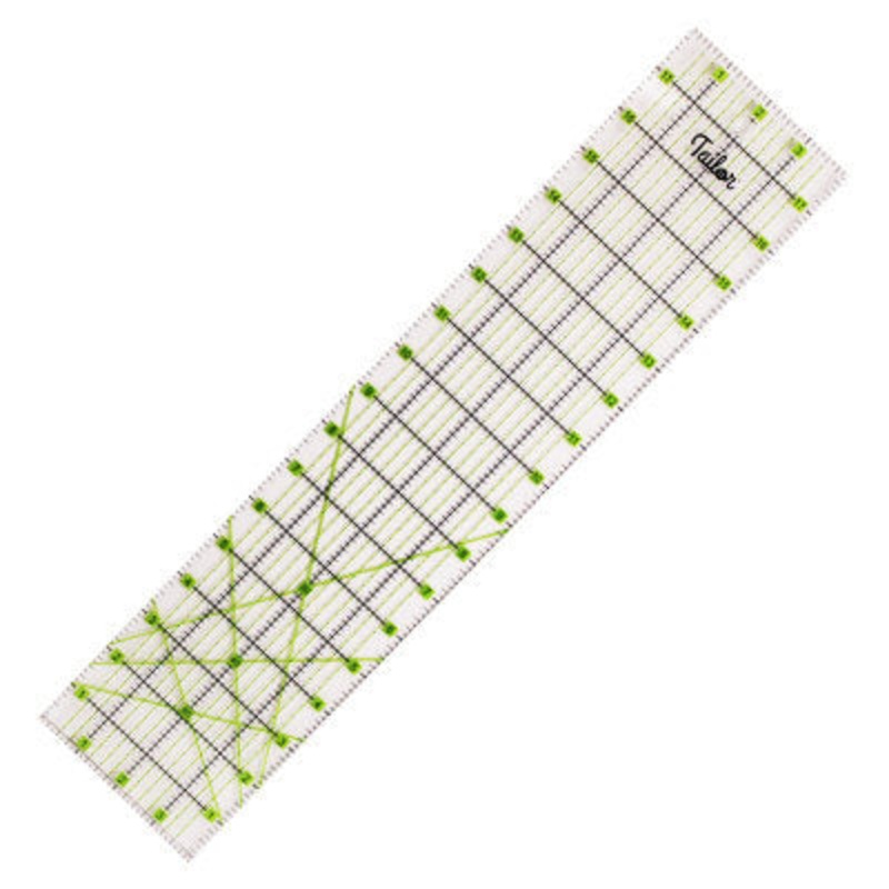 TAILOR SEWING & QUILTING ACRYLIC RULER 4″ X 18″
