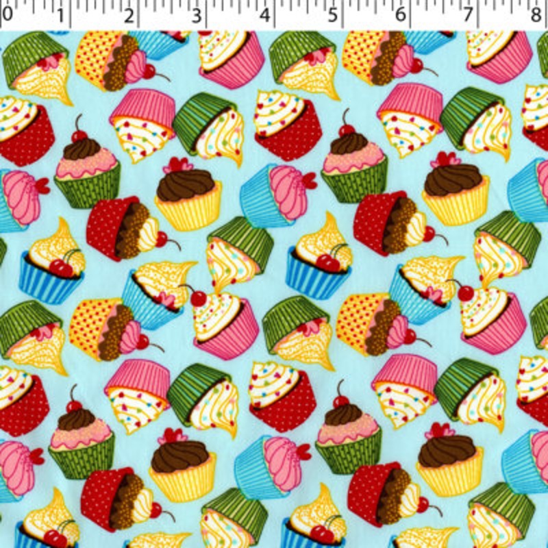 AURORA CRAFT PRINTS – CUPCAKES 015 YELLOW