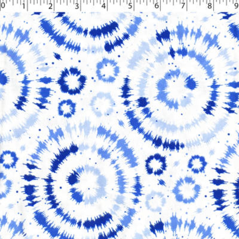 AZULA BLUES – BATIK CIRCLES 008 649-1432 BATIK CIRCLES