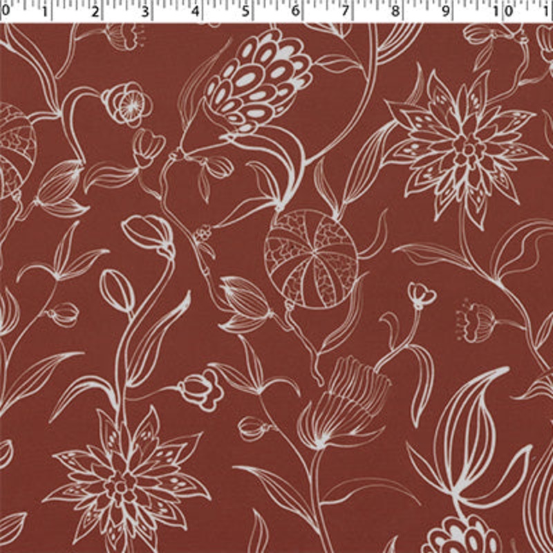 BELLA CASA CANVAS PRINT COLLECTION – NADINE 239 RUST