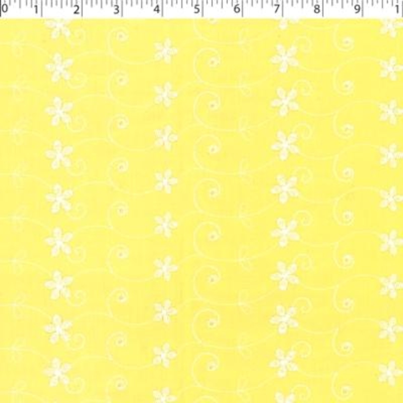 EMBROIDERED EYELET (COLOURS) 000 WHITE