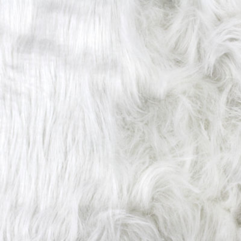 FAUX FUR #2 WHITE 000 WHITE