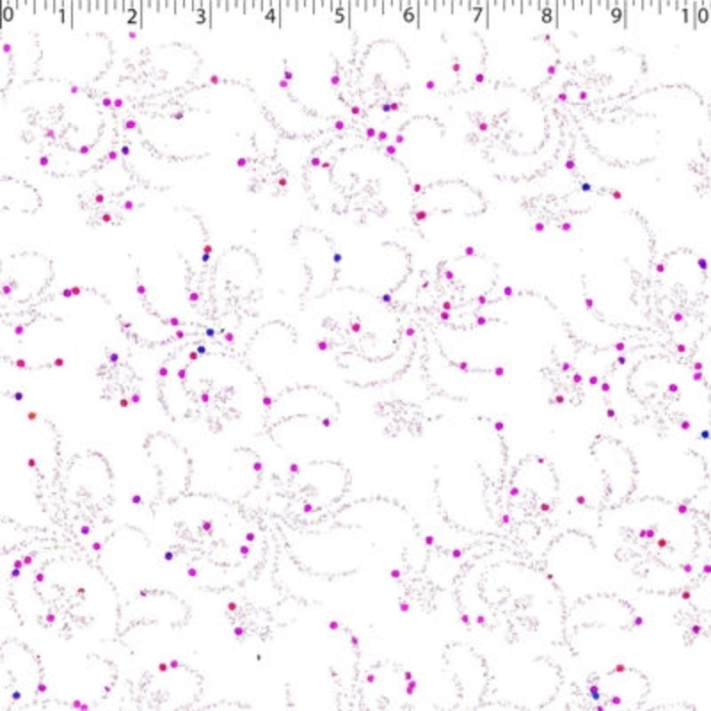 GLITTER TULLE SWIRL 000 WHITE