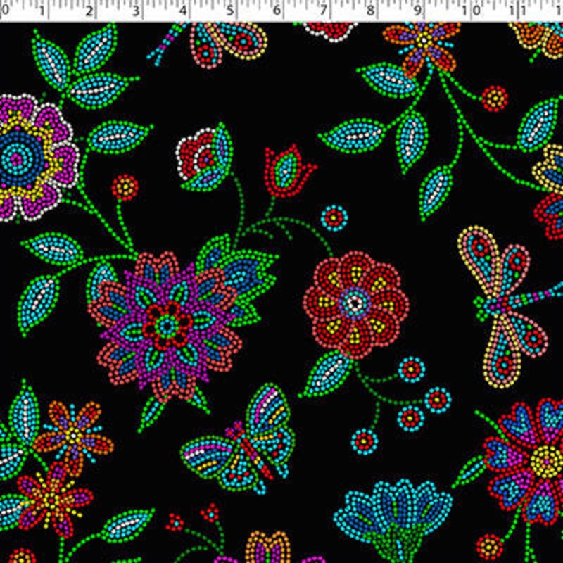 PRAIRIE CREEK PRINTS III – ADJALA 001 BLACK