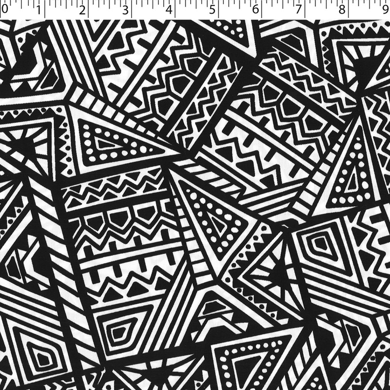 SOCIETY POPLIN PRINTS – KENYA BLACK