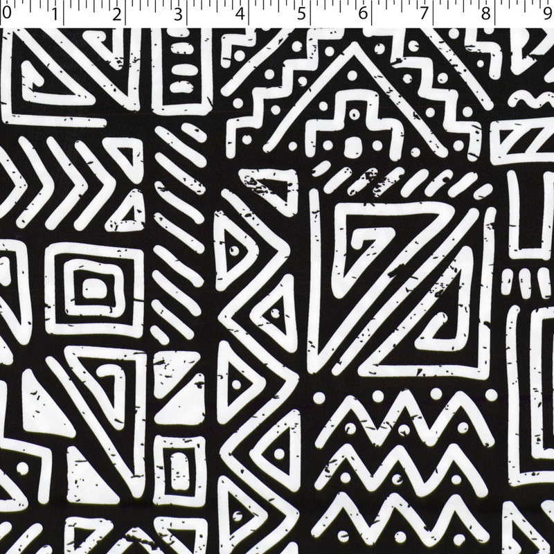 SOCIETY SATIN PRINTS – CONGO BLACK