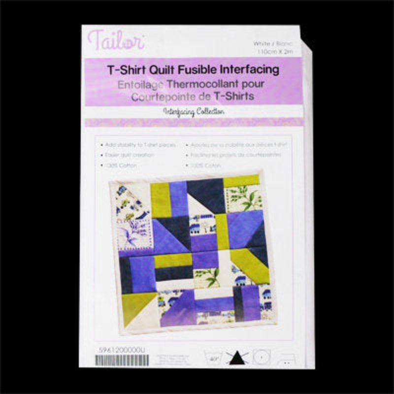 T-SHIRT QUILT FUSIBLE INTERFACING 000 WHITE