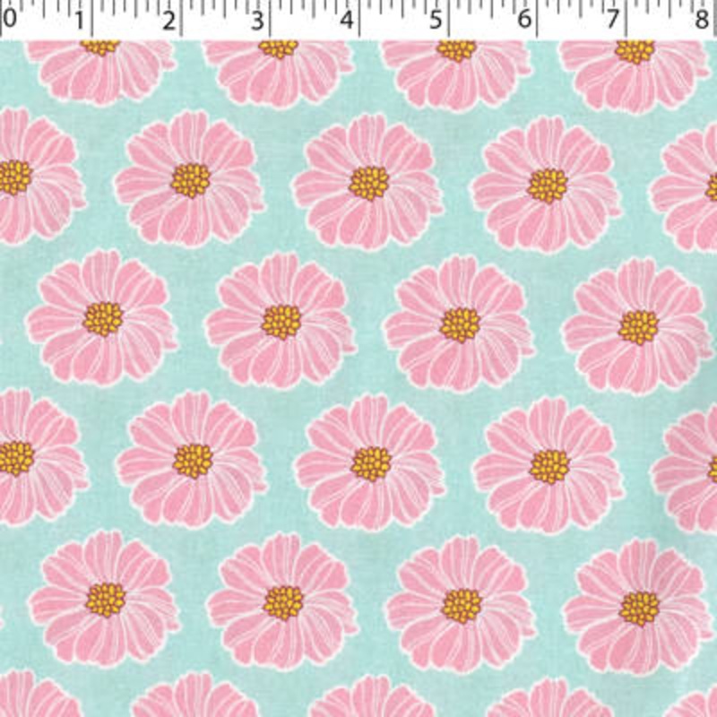 0649171 Lauralai Garden Coordinates – Flower Head 007 AQUA