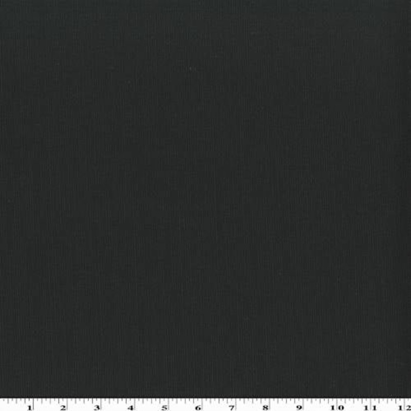 1 1/8 YD PC-Black/Gray Wool Blend Pinstripe Suiting Fabric