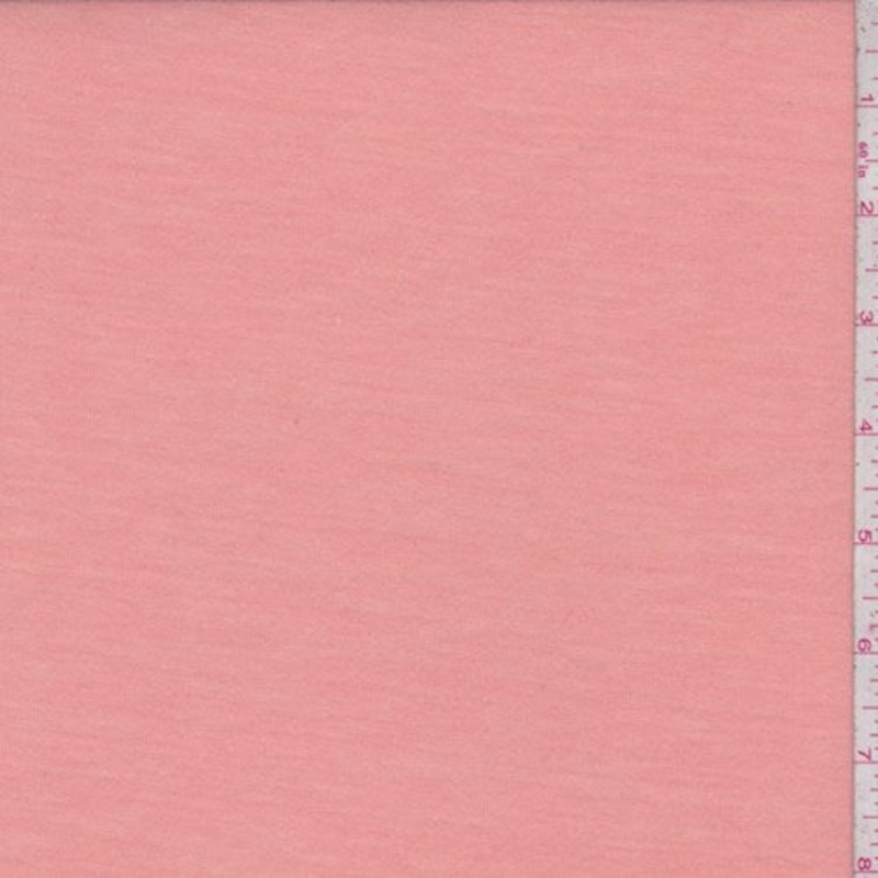 1 1/8 YD PC-Salmon Orange Jersey Knit Fabric