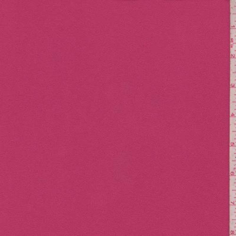 1 YD PC-Deep Hot Pink Crepe Georgette Fabric