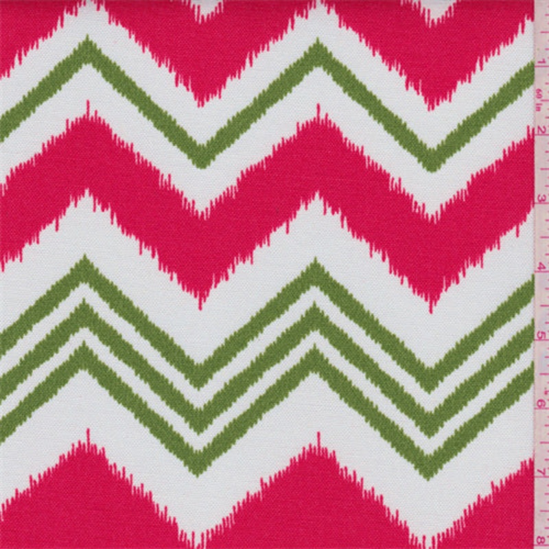 Zazzle White/Red Indoor/Outdoor Fabric