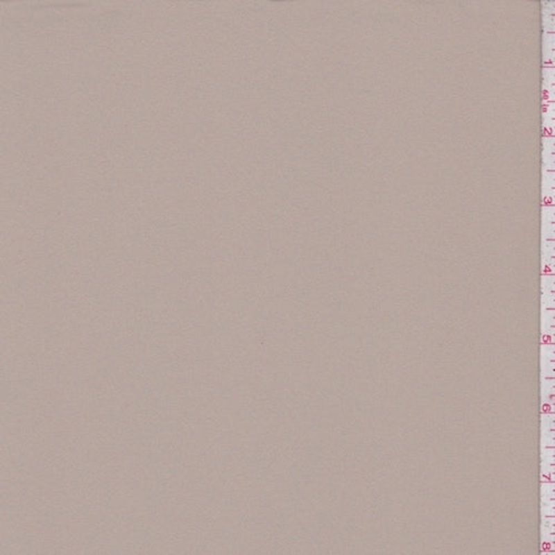 1 1/4 YD PC-Dark Beige Crepe Georgette Fabric