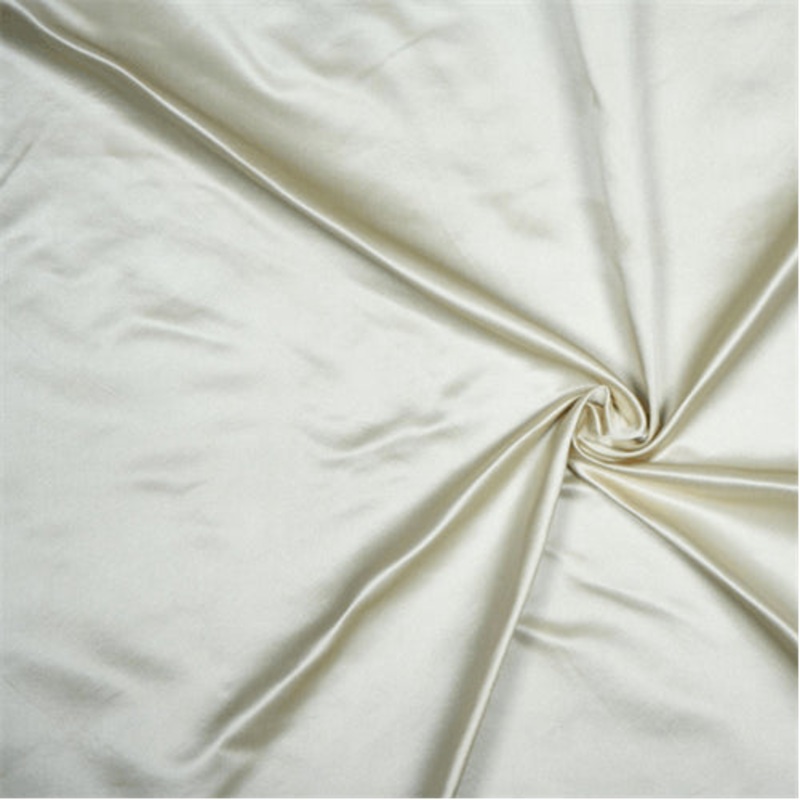 1 YD PC-Runway Silks Light Beige Silk Duchess Satin Fabric – Reorderable