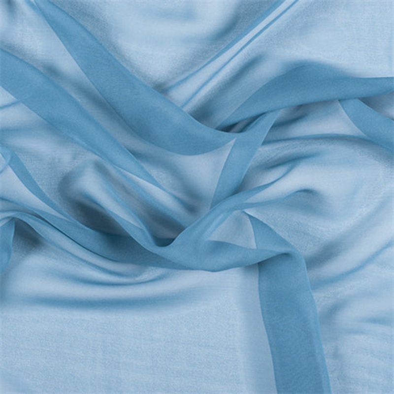 1 YD PC-Runway Silks Seafoam Green Silk Chiffon Fabric – Reorderable