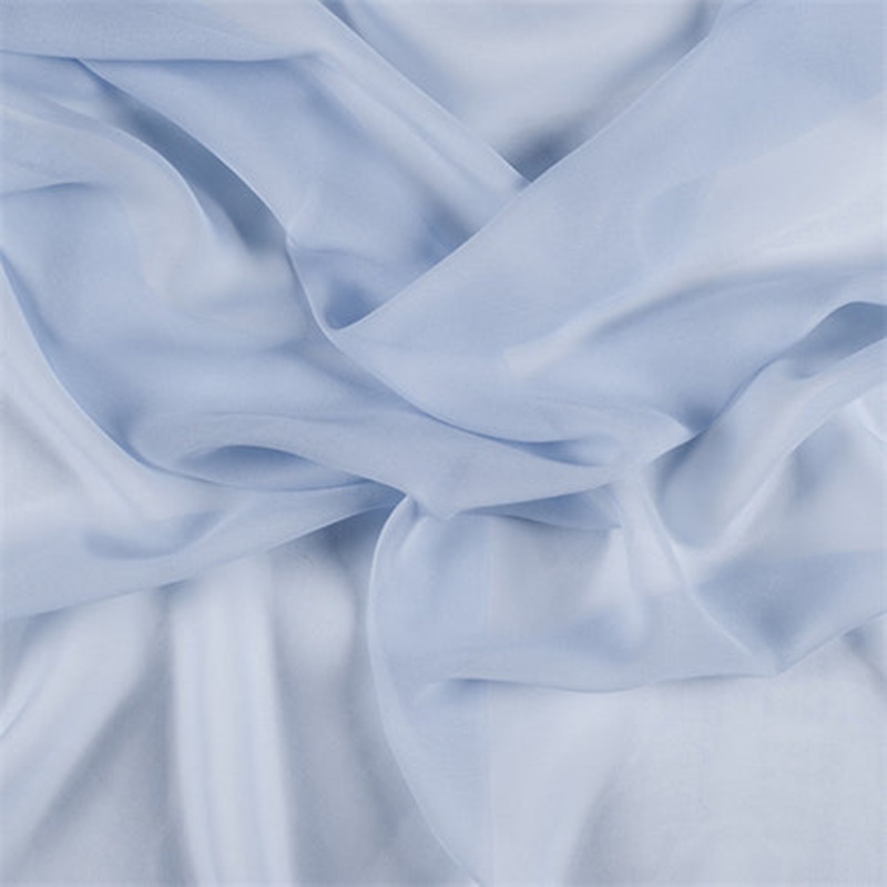 1 YD PC-Runway Silks Sky Blue Silk Chiffon Fabric – Reorderable