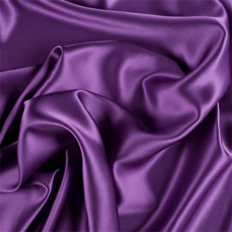 1 YD PC-Runway Silks Violet Silk Charmeuse Fabric – Reorderable