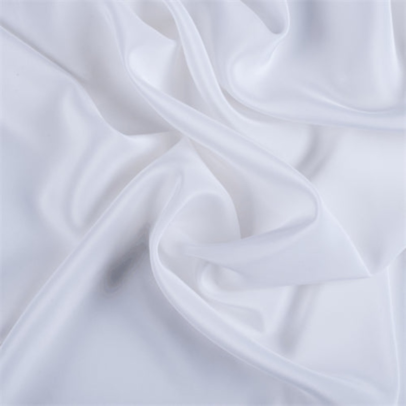 1 YD PC-Runway Silks White Silk Crepe de Chine Fabric – Reorderable