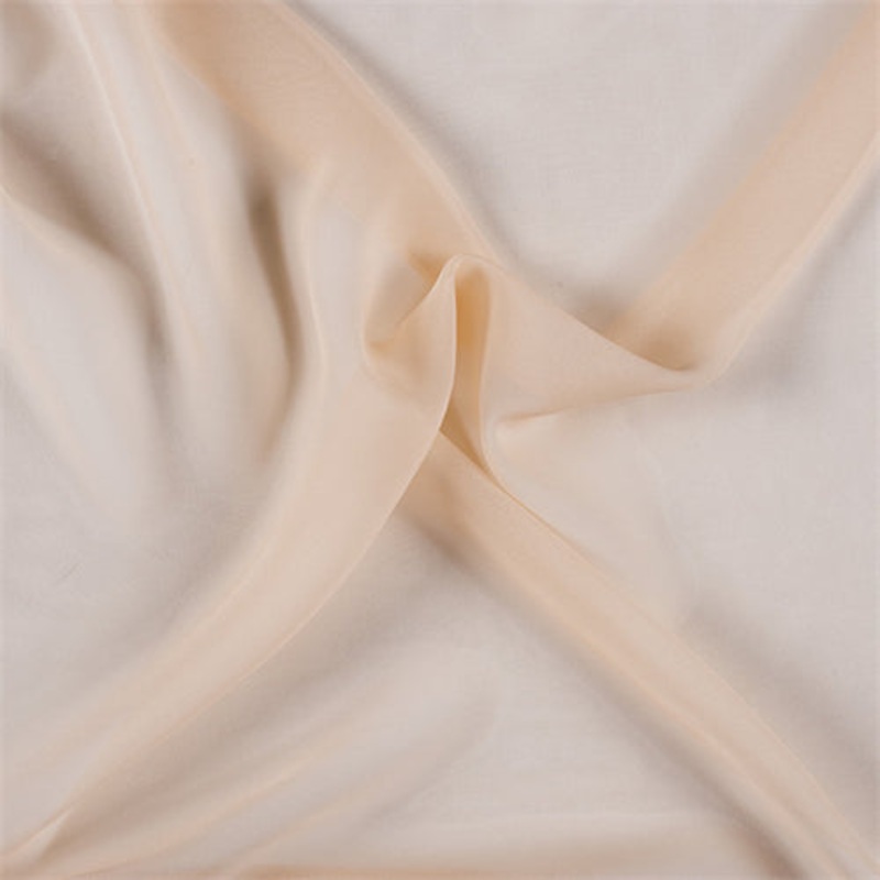 10 YD PC-Runway Silks Champagne Silk Chiffon Fabric – Reorderable