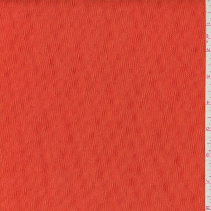 1 7/8 YD PC-Orange Tulle Fabric