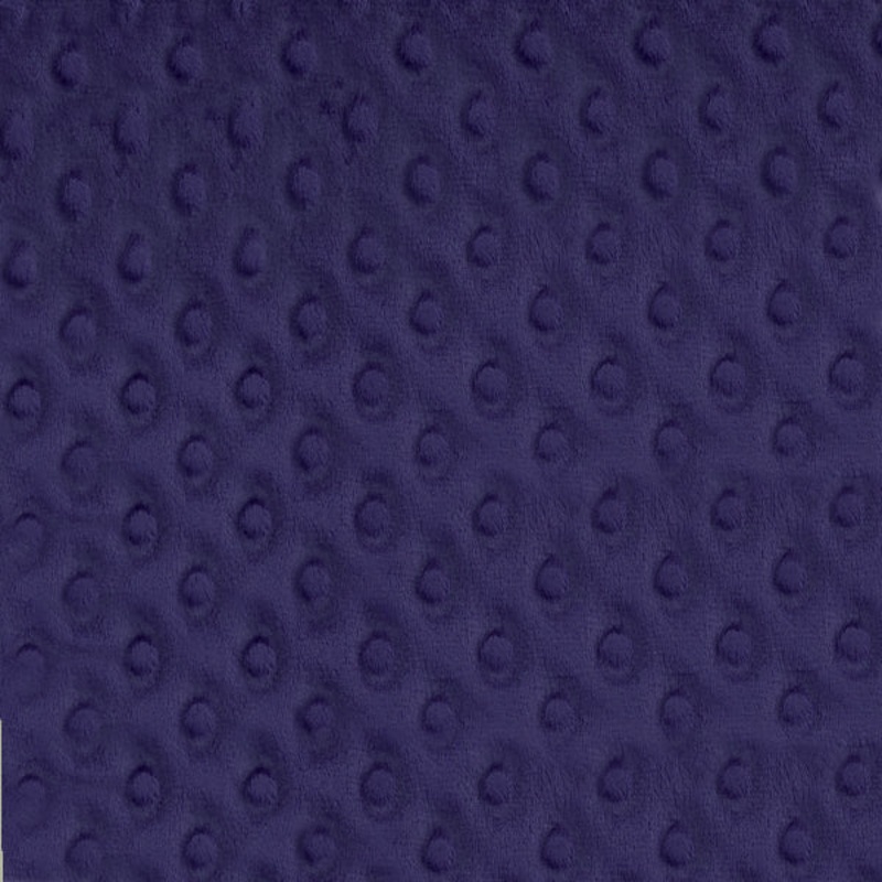 12 YD Bolt-Purple Minky Dot Fabric