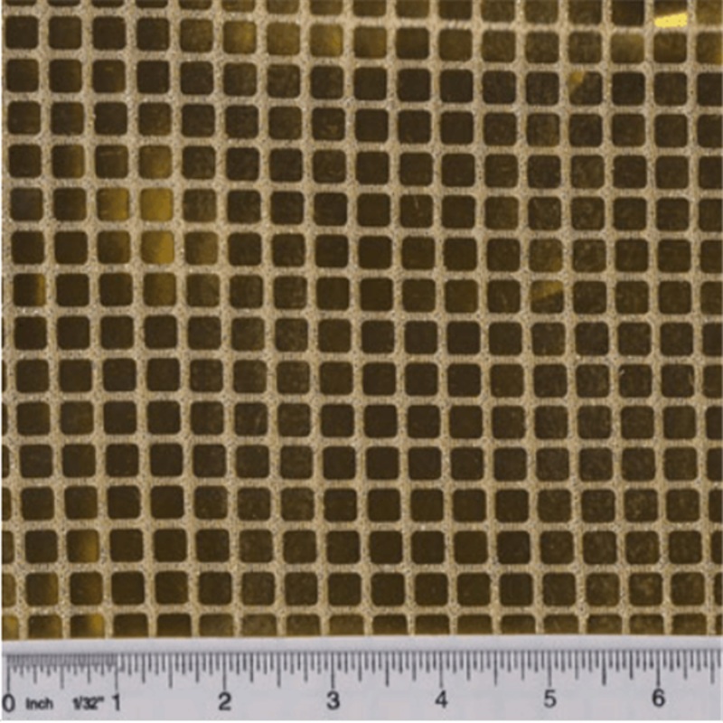 12 YD Bolt-Gold Square Sequin Fabric