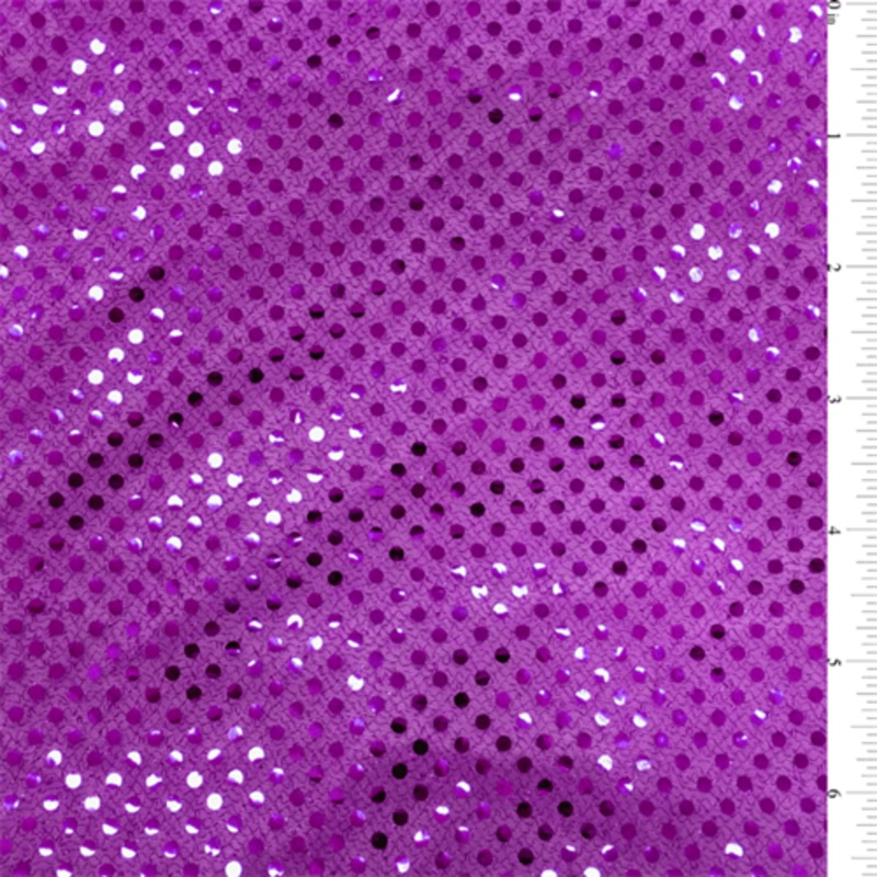 12 YD Bolt-Purple Sequin Knit Fabric