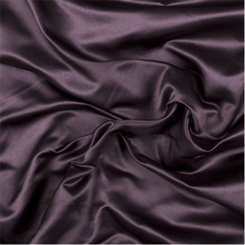 Runway Silks Aubergine Silk Duchess Satin Fabric – Reorderable