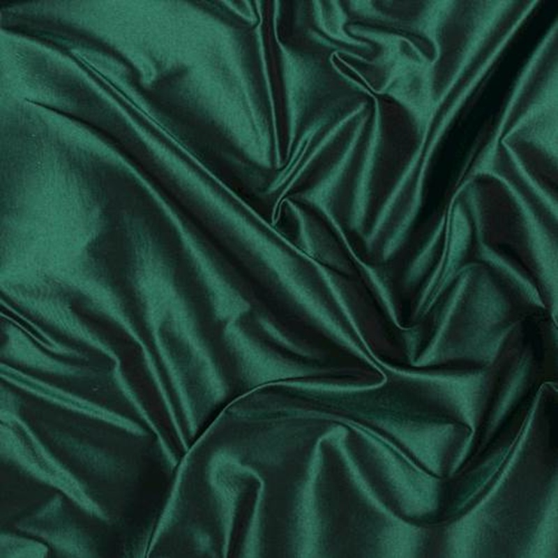 Runway Silks Emerald Green Silk Taffeta Fabric – Reorderable