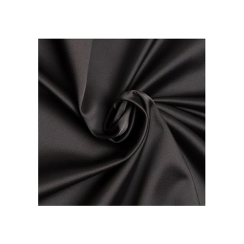Runway Silks Black Stretch Satin Fabric – Reorderable