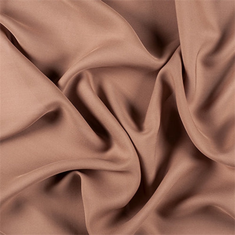 Runway Silks Brown Silk Double Georgette Fabric – Reorderable