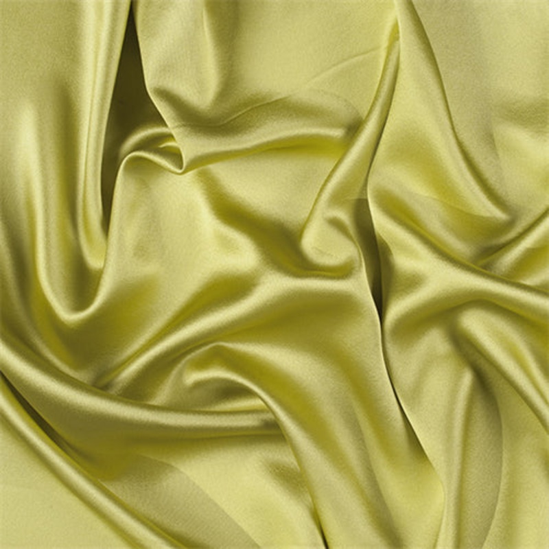 Runway Silks Chartreuse Silk Crepe Back Satin Fabric – Reorderable