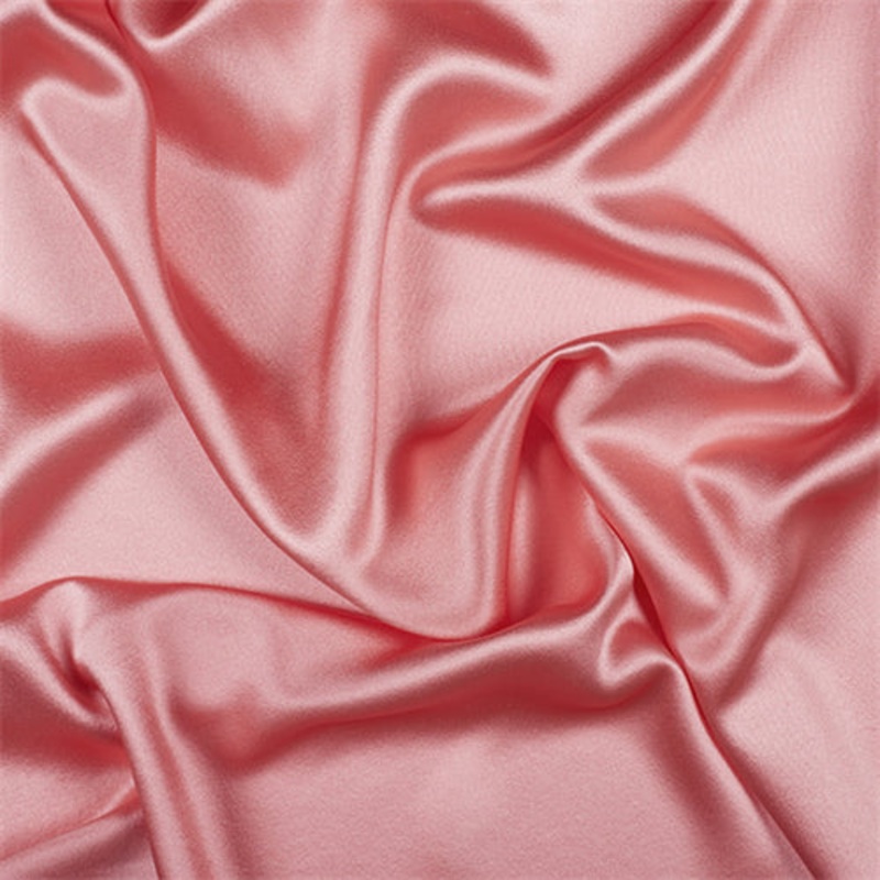 Runway Silks Coral Orange Silk Crepe Back Satin Fabric – Reorderable