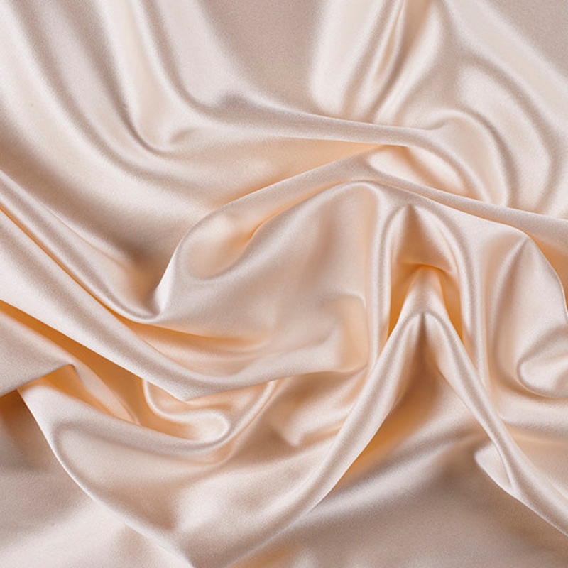 Runway Silks Cream Silk Crepe Back Satin Fabric – Reorderable