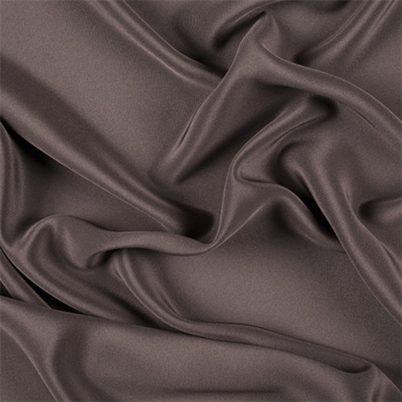 Runway Silks Dark Brown 4 Ply Silk Crepe Fabric – Reorderable
