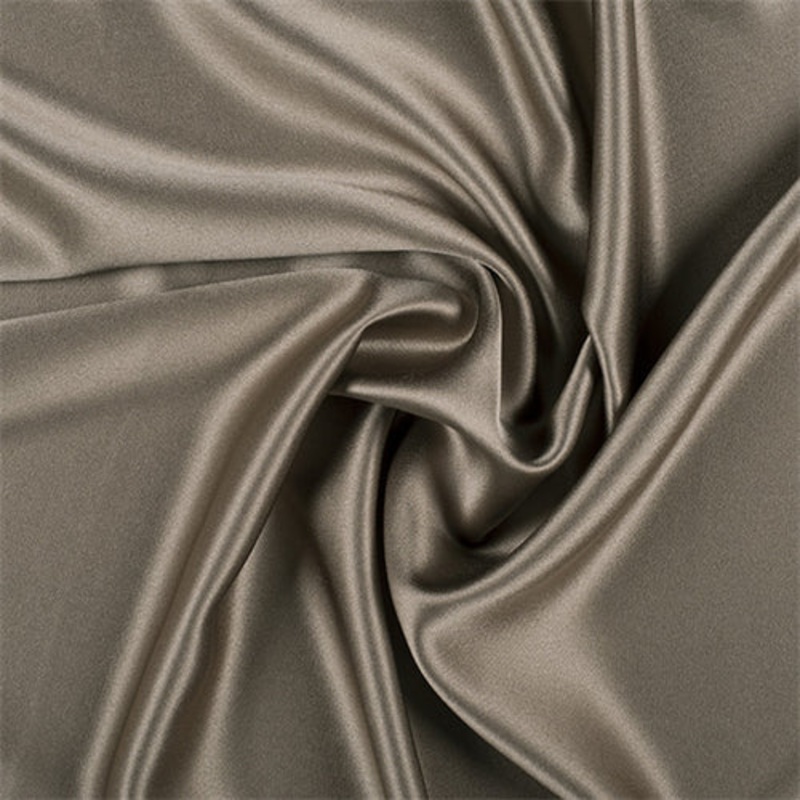 Runway Silks Dark Olive Silk Crepe Back Satin Fabric – Reorderable
