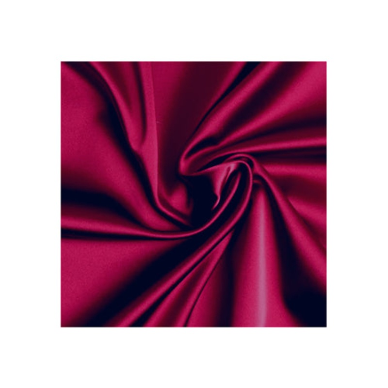 Runway Silks Dark Red Stretch Satin Fabric – Reorderable