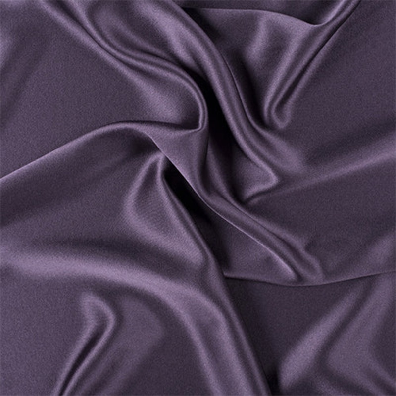 Runway Silks Eggplant Silk Crepe Back Satin Fabric – Reorderable
