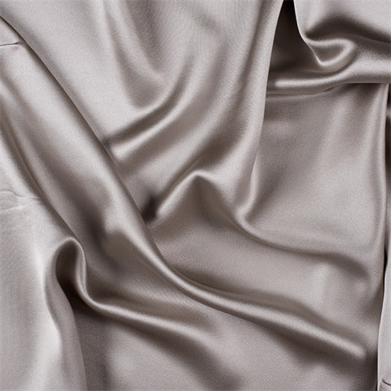 Runway Silks Light Taupe Silk Crepe Back Satin Fabric – Reorderable