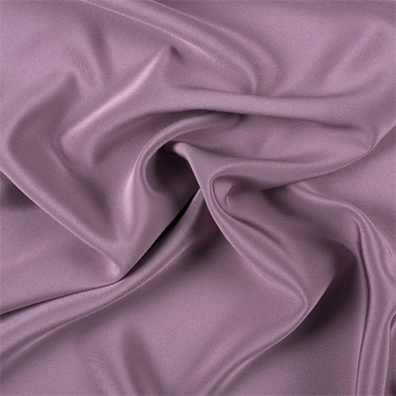 Runway Silks Mauve 4 Ply Silk Crepe Fabric – Reorderable