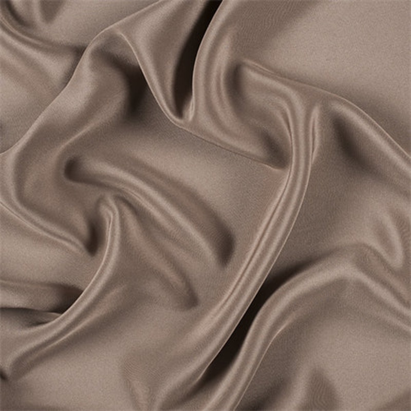 Runway Silks Mocha 4 Ply Silk Crepe Fabric – Reorderable