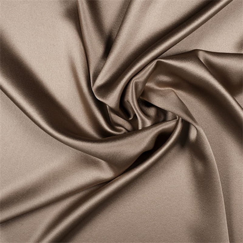 Runway Silks Mocha Silk Crepe Back Satin Fabric – Reorderable