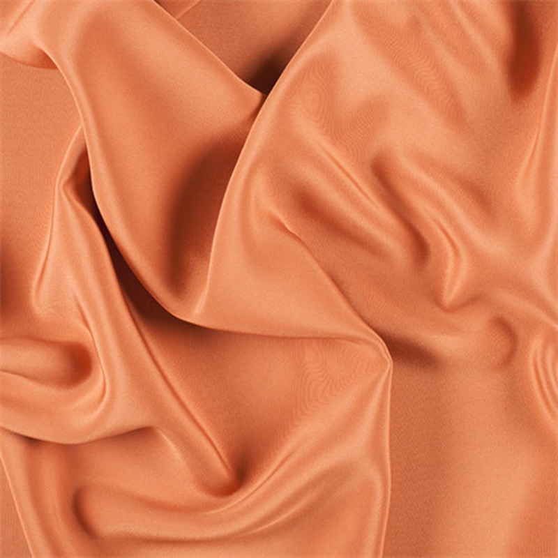 Runway Silks Orange 4 Ply Silk Crepe Fabric – Reorderable