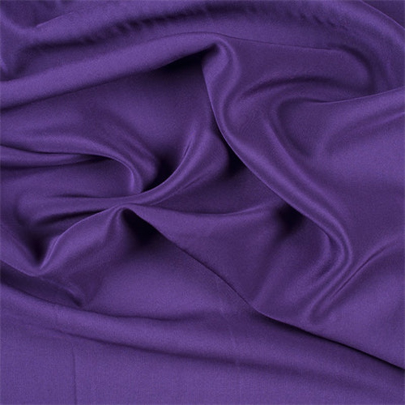 Runway Silks Purple 4 Ply Silk Crepe Fabric – Reorderable