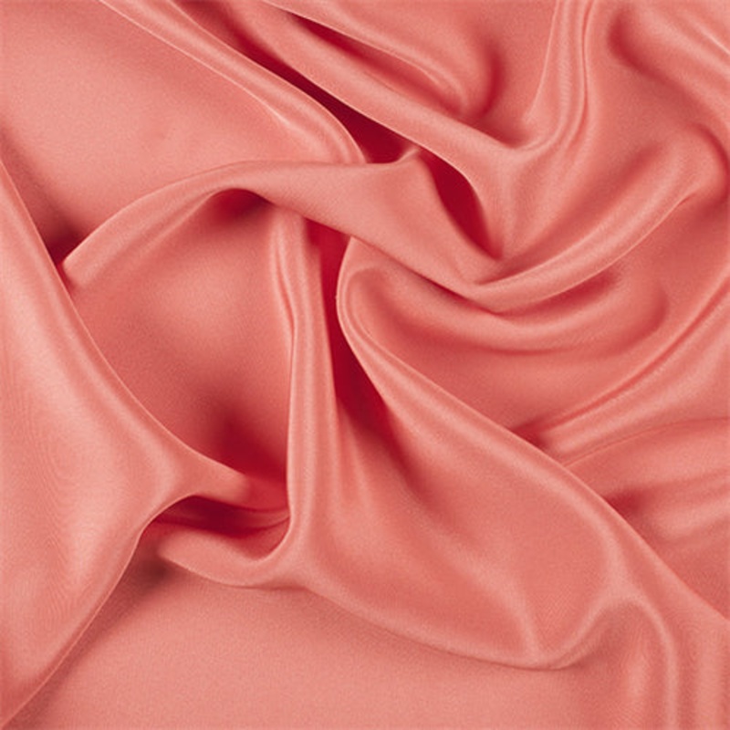 Runway Silks Tangerine 4 Ply Silk Crepe Fabric – Reorderable
