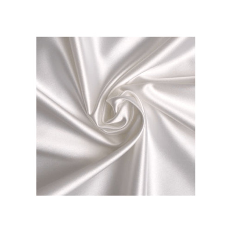 Runway Silks White Stretch Satin Fabric – Reorderable