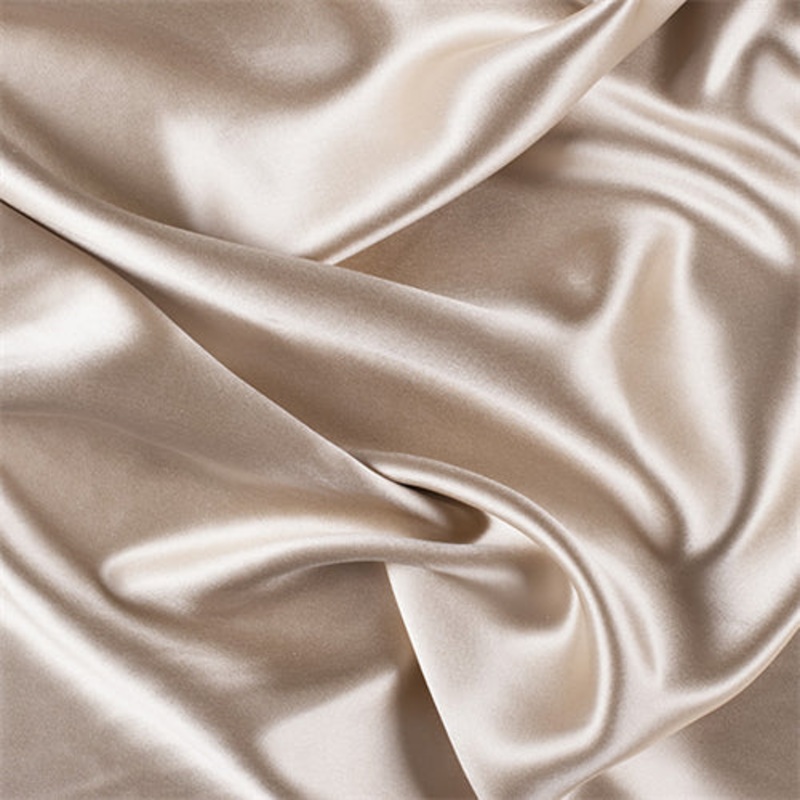 Runway Silks Beige Silk Crepe Back Satin Fabric – Reorderable