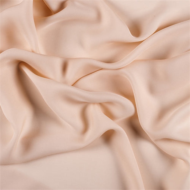 Runway Silks Bisque Silk Double Georgette Fabric – Reorderable