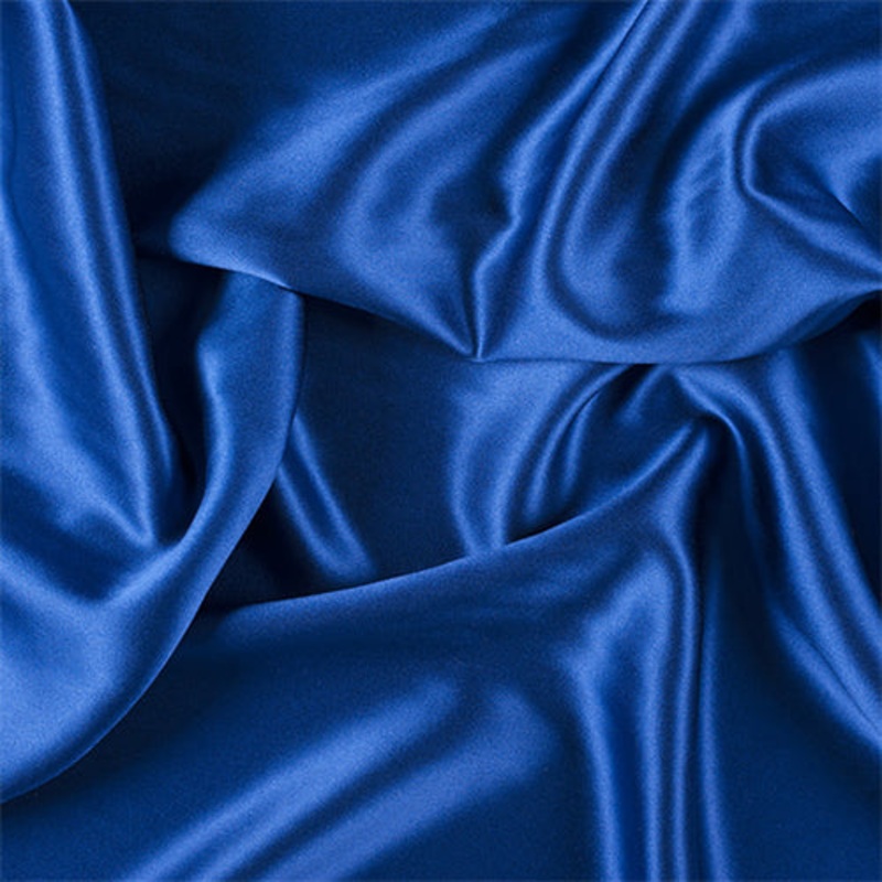 Runway Silks Blue Silk Crepe Back Satin Fabric – Reorderable