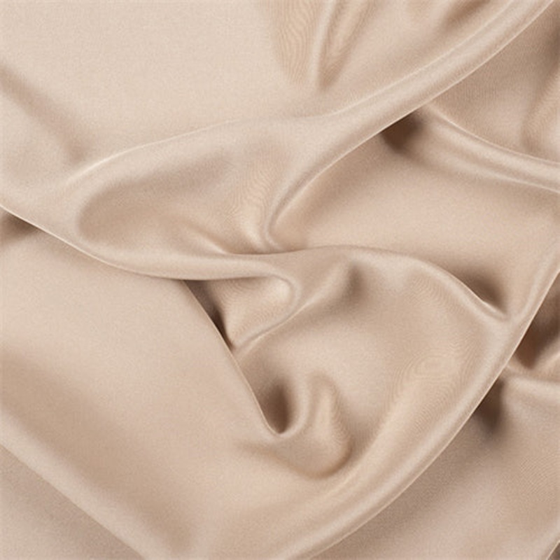 Runway Silks Camel 4 Ply Silk Crepe Fabric – Reorderable